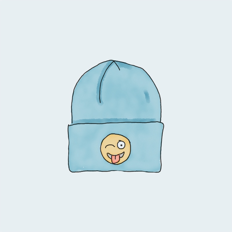 beanie with logo 1